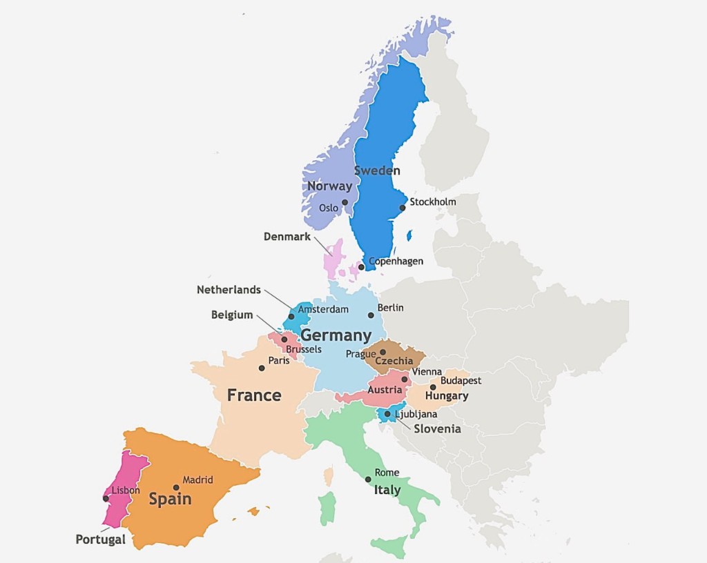Continental Europe