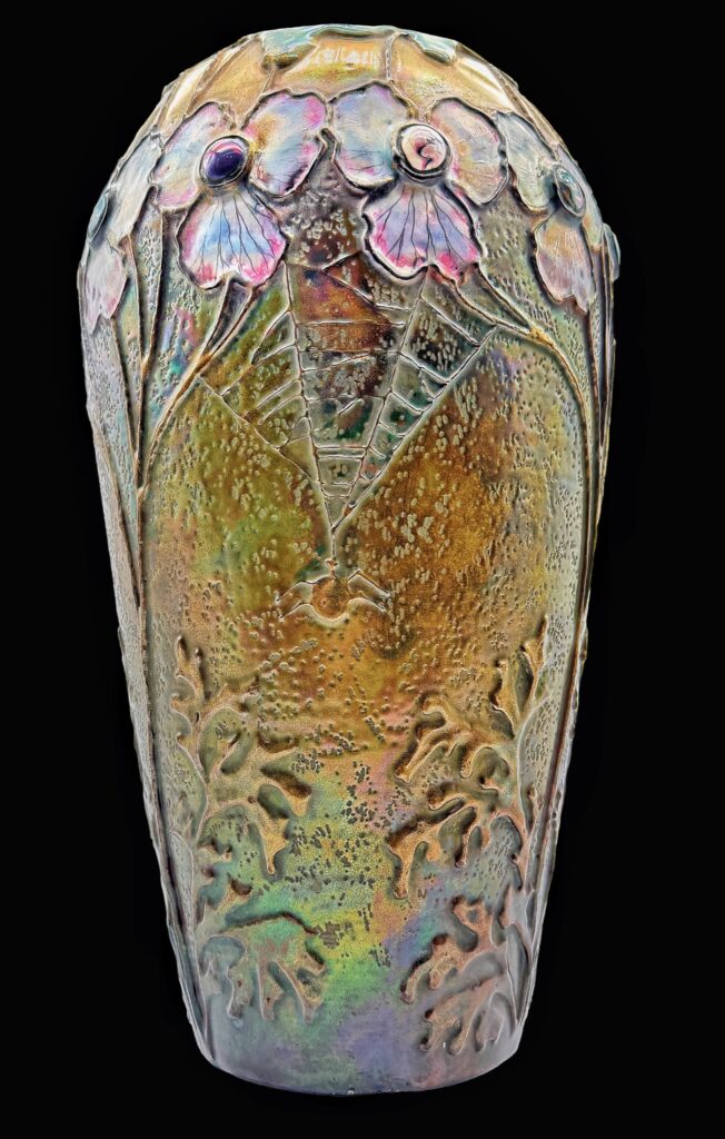 Jeweled Spider & Spiderweb Vase, view 4 of 10