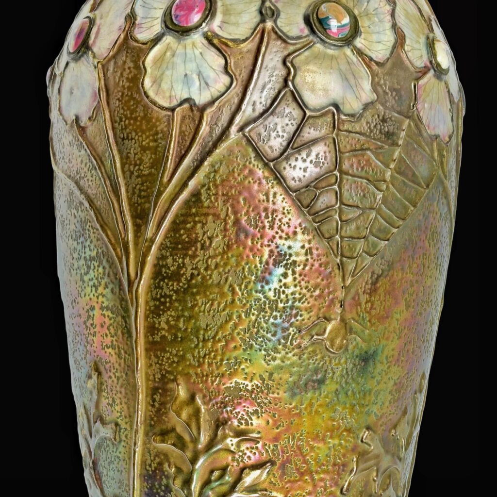 Jeweled Spider & Spiderweb Vase, view 5 of 10