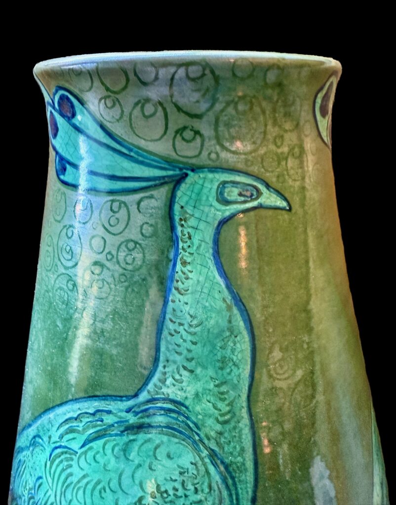 Peacocks Vase, view 6 of 10