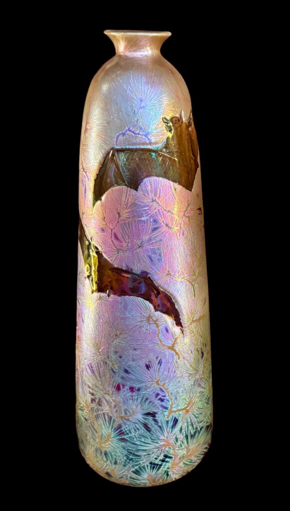 Bats & Pine Needles Vase, view 3 of 10