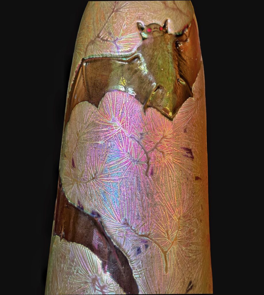 Bats & Pine Needles Vase, view 5 of 10