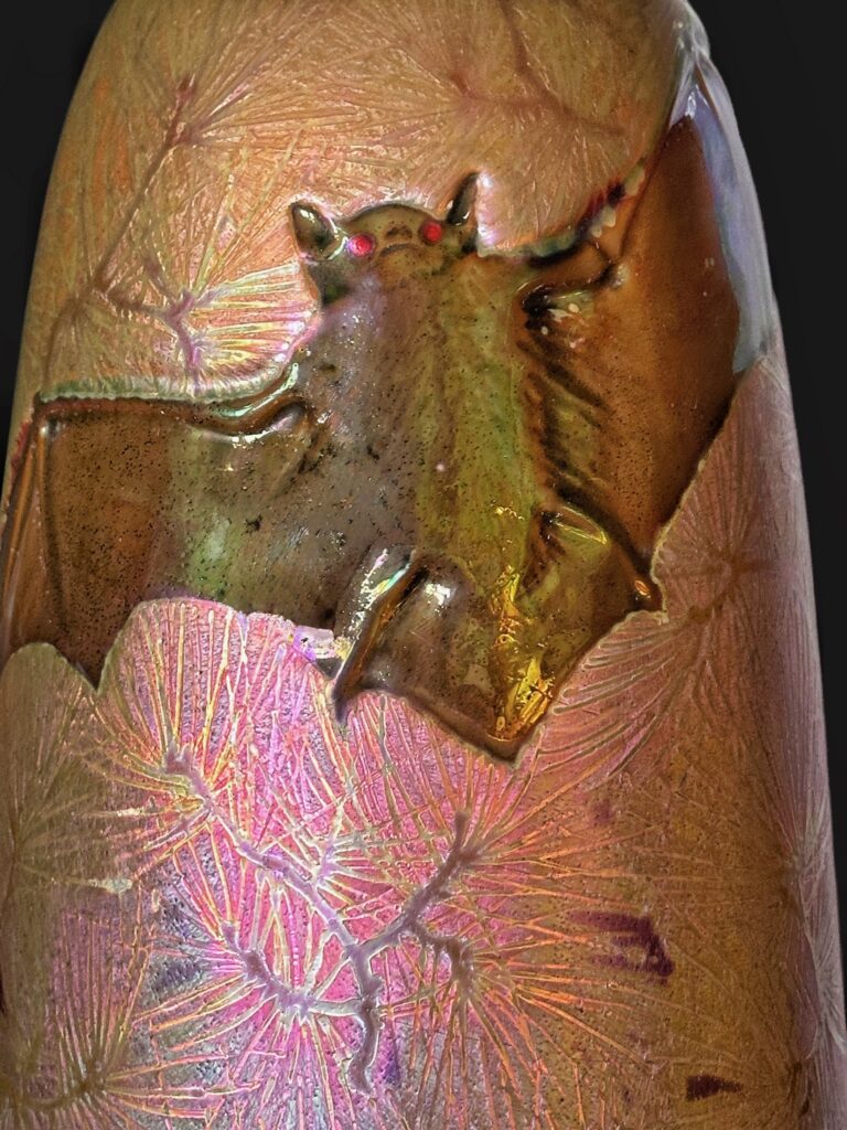 Bats & Pine Needles Vase, view 7 of 10